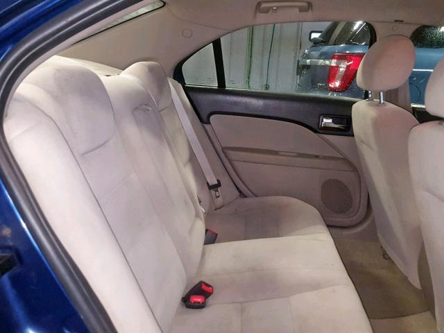 3FAHP06Z07R122717 - 2007 FORD FUSION S BLUE photo 6