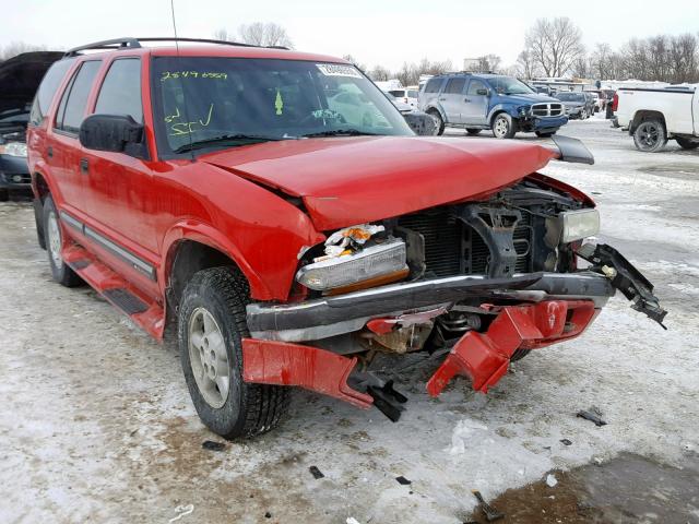 1GNDT13W9Y2306538 - 2000 CHEVROLET BLAZER RED photo 1