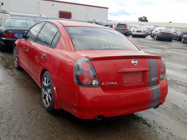 1N4BL11E65C317583 - 2005 NISSAN ALTIMA SE RED photo 3