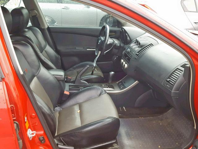 1N4BL11E65C317583 - 2005 NISSAN ALTIMA SE RED photo 5