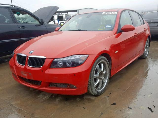 WBAVB13586PT05305 - 2006 BMW 325 I RED photo 2