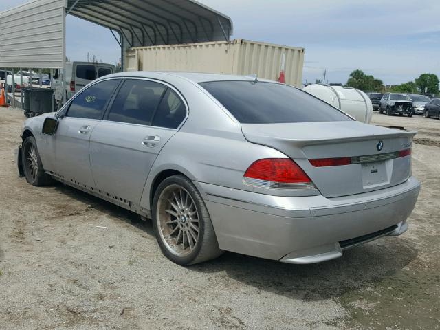 WBAGN63433DR09815 - 2003 BMW 745 LI GRAY photo 3