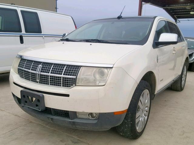 2LMDU68C88BJ20601 - 2008 LINCOLN MKX WHITE photo 2