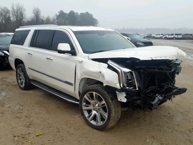 1GYS4SKJ5FR687859 - 2015 CADILLAC ESCALADE E WHITE photo 1