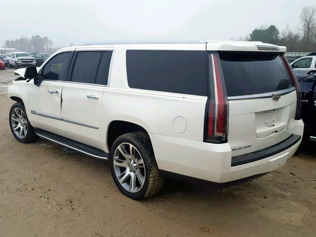 1GYS4SKJ5FR687859 - 2015 CADILLAC ESCALADE E WHITE photo 3