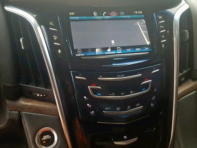 1GYS4SKJ5FR687859 - 2015 CADILLAC ESCALADE E WHITE photo 9