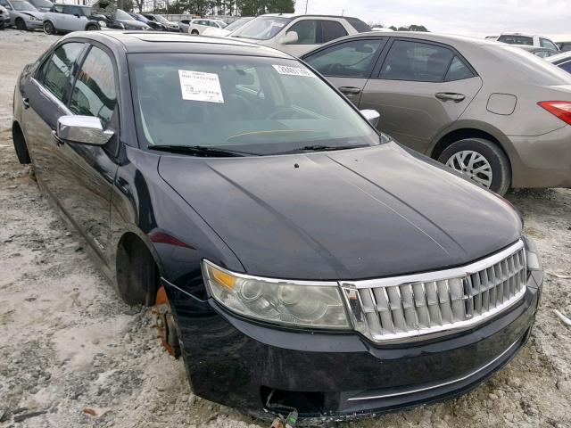 3LNHM26T38R655054 - 2008 LINCOLN MKZ BLACK photo 1