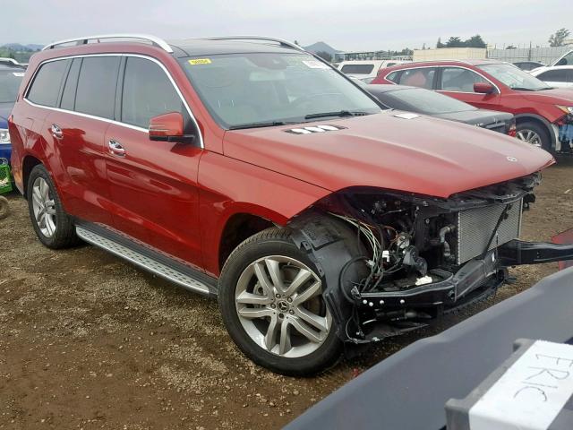 4JGDF6EE3HA971910 - 2017 MERCEDES-BENZ GLS 450 4M RED photo 1