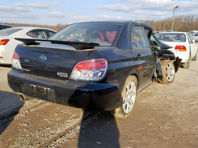 JF1GD746X7G506940 - 2007 SUBARU IMPREZA WR BLACK photo 4