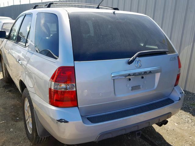 2HNYD18653H552917 - 2003 ACURA MDX TOURIN SILVER photo 3