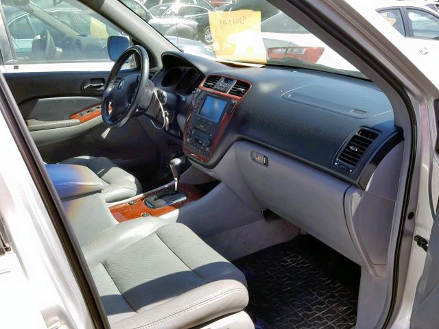 2HNYD18653H552917 - 2003 ACURA MDX TOURIN SILVER photo 5