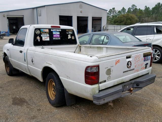 1FTYR10E11PB79636 - 2001 FORD RANGER WHITE photo 3