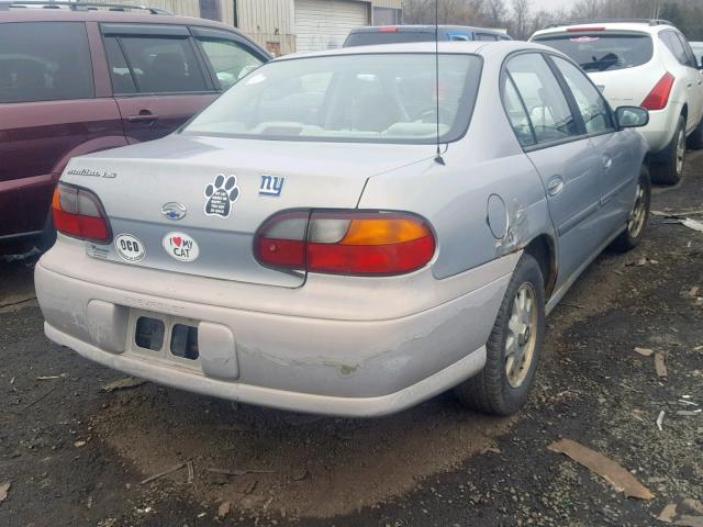 1G1NE52J6X6103983 - 1999 CHEVROLET MALIBU LS SILVER photo 4