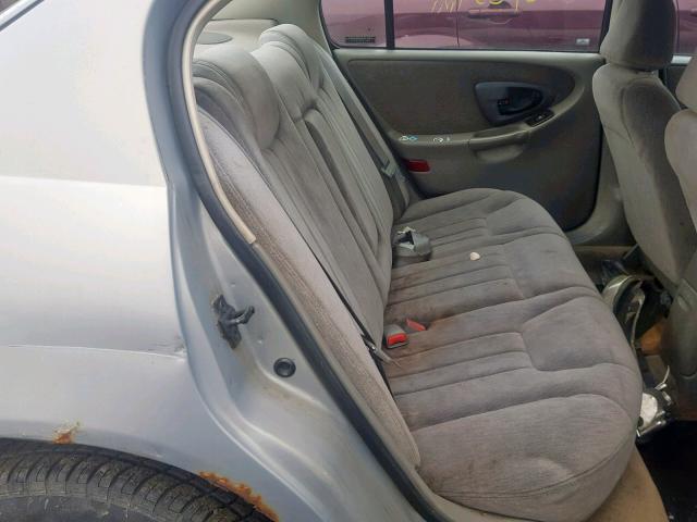 1G1NE52J6X6103983 - 1999 CHEVROLET MALIBU LS SILVER photo 6