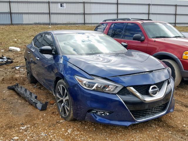 1N4AA6AP3GC449753 - 2016 NISSAN MAXIMA 3.5 BLUE photo 1