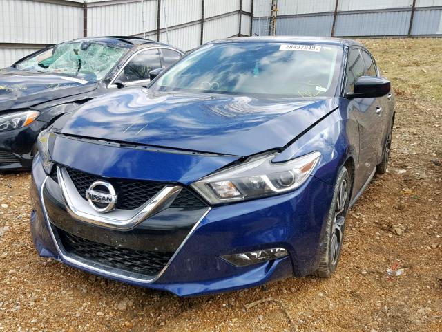 1N4AA6AP3GC449753 - 2016 NISSAN MAXIMA 3.5 BLUE photo 2