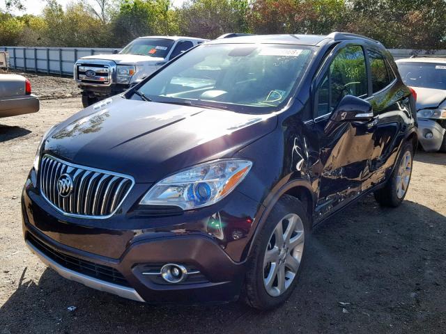 KL4CJGSB0FB222322 - 2015 BUICK ENCORE BURN photo 2