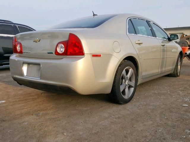 1G1ZC5EU0BF329684 - 2011 CHEVROLET MALIBU 1LT GOLD photo 4
