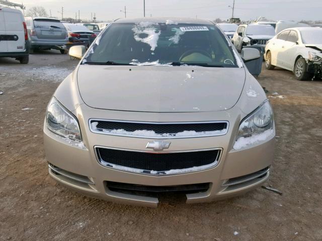 1G1ZC5EU0BF329684 - 2011 CHEVROLET MALIBU 1LT GOLD photo 9