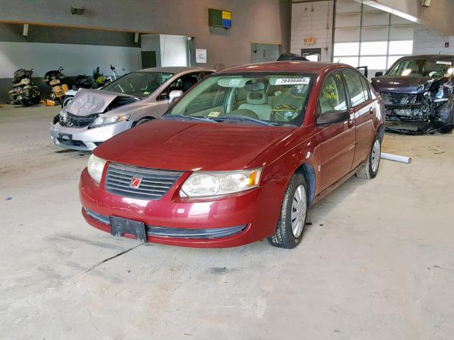 1G8AJ55F06Z100495 - 2006 SATURN ION LEVEL MAROON photo 2