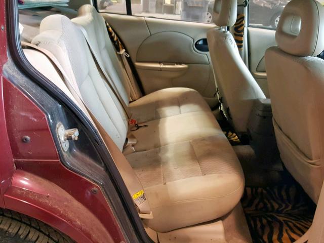 1G8AJ55F06Z100495 - 2006 SATURN ION LEVEL MAROON photo 6