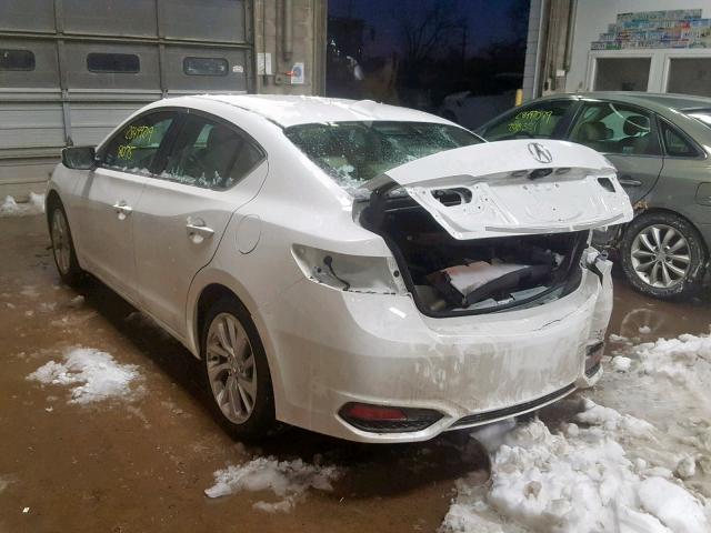 19UDE2F36JA000887 - 2018 ACURA ILX BASE WHITE photo 3