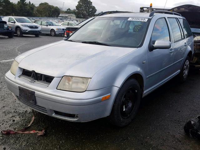 WVWRE61J03W428025 - 2003 VOLKSWAGEN JETTA GL SILVER photo 2