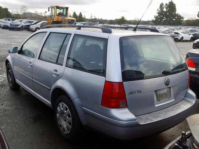 WVWRE61J03W428025 - 2003 VOLKSWAGEN JETTA GL SILVER photo 3