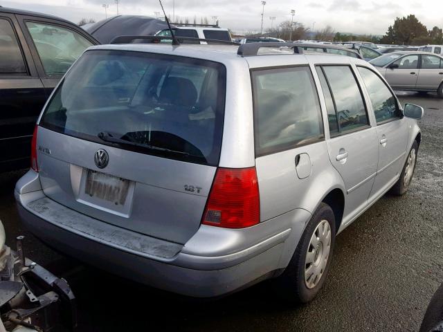 WVWRE61J03W428025 - 2003 VOLKSWAGEN JETTA GL SILVER photo 4