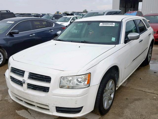 2D4FV47T28H177775 - 2008 DODGE MAGNUM WHITE photo 2