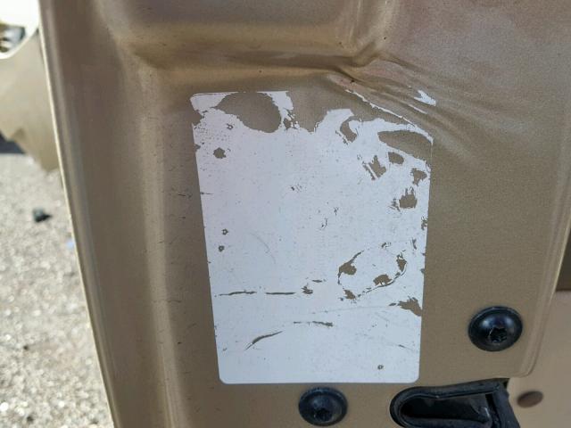 1G1ZT63896F172528 - 2006 CHEVROLET MALIBU MAX ოქროსფერი ფოტო 10