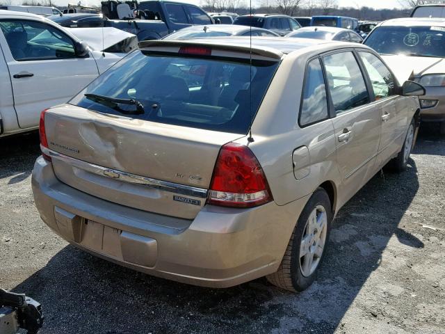 1G1ZT63896F172528 - 2006 CHEVROLET MALIBU MAX ოქროსფერი ფოტო 4