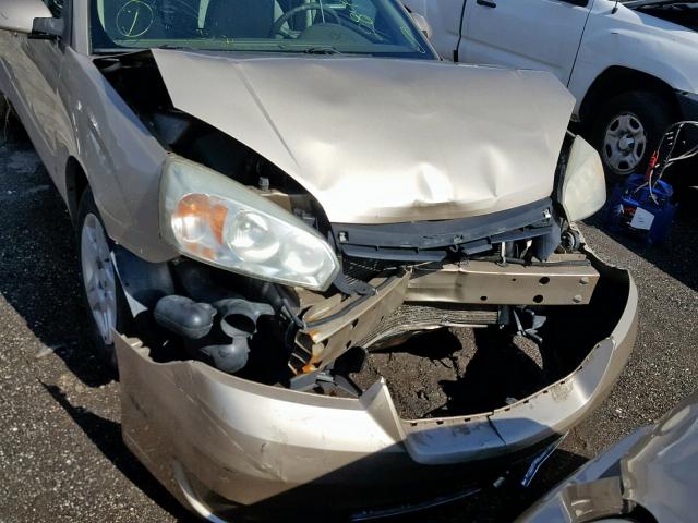 1G1ZT63896F172528 - 2006 CHEVROLET MALIBU MAX ოქროსფერი ფოტო 9