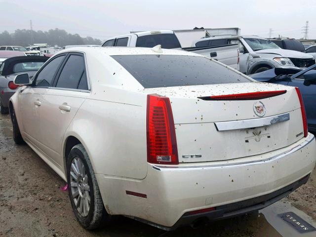 1G6DE5E53C0107538 - 2012 CADILLAC CTS LUXURY WHITE photo 3