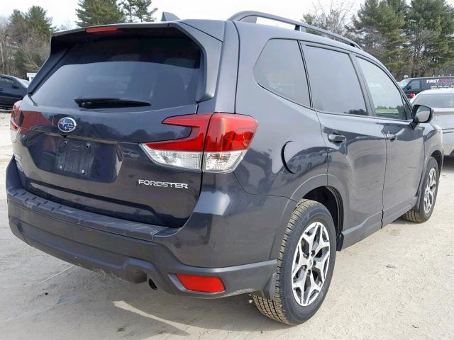 JF2SKAGC9KH433296 - 2019 SUBARU FORESTER P GRAY photo 4