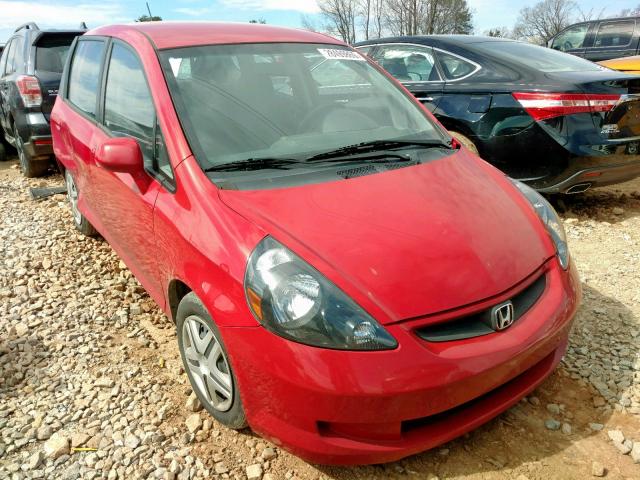 JHMGD38408S048608 - 2008 HONDA FIT RED photo 1