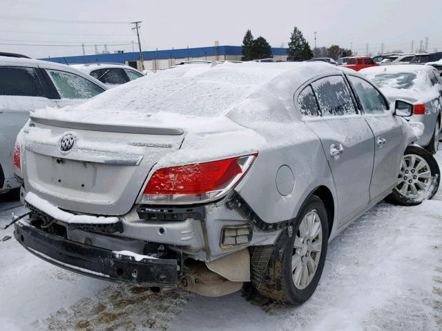 1G4GF5E32CF221528 - 2012 BUICK LACROSSE P SILVER photo 4