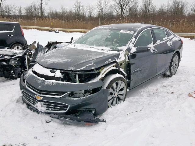 1G1ZH5SX2GF286764 - 2016 CHEVROLET MALIBU PRE GRAY photo 2