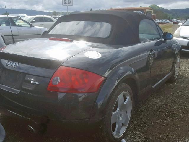 TRUUT28N911017840 - 2001 AUDI TT QUATTRO BLACK photo 4