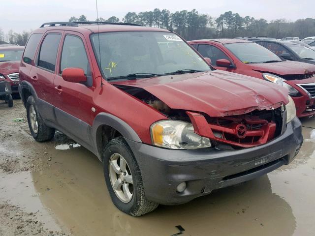 4F2CZ96126KM13235 - 2006 MAZDA TRIBUTE S BURGUNDY photo 1