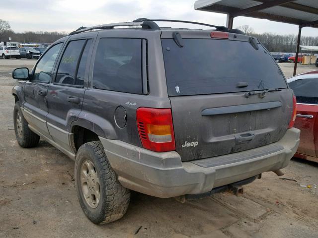 1J4GW58S4XC639324 - 1999 JEEP GRAND CHER GRAY photo 3