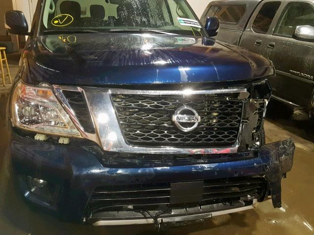 JN8AY2NC4H9508026 - 2017 NISSAN ARMADA SV BLUE photo 9