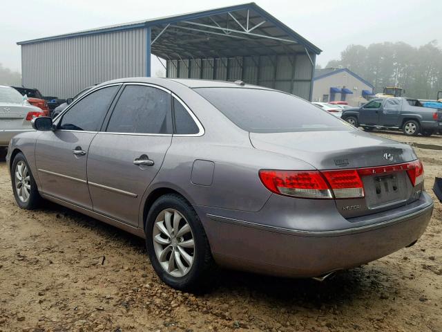 KMHFC46FX8A305611 - 2008 HYUNDAI AZERA SE SILVER photo 3