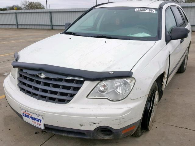 2A8GM48L57R128896 - 2007 CHRYSLER PACIFICA WHITE photo 2