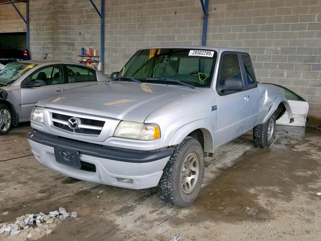 4F4YR16U63TM20400 - 2003 MAZDA B3000 CAB SILVER photo 2