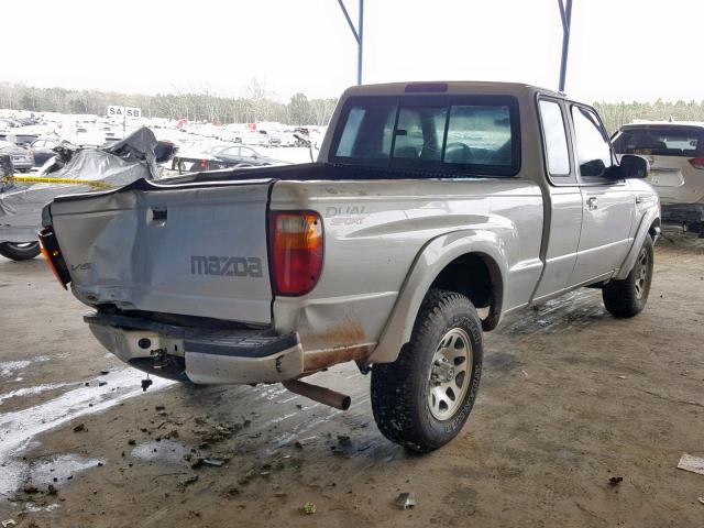 4F4YR16U63TM20400 - 2003 MAZDA B3000 CAB SILVER photo 4