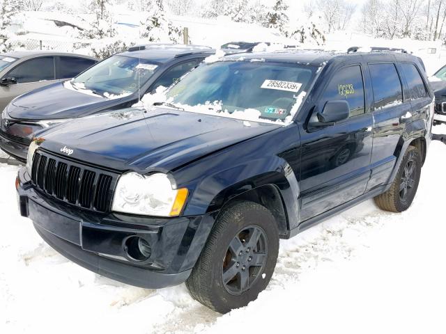 1J8GR48K66C223385 - 2006 JEEP GRAND CHER BLACK photo 2