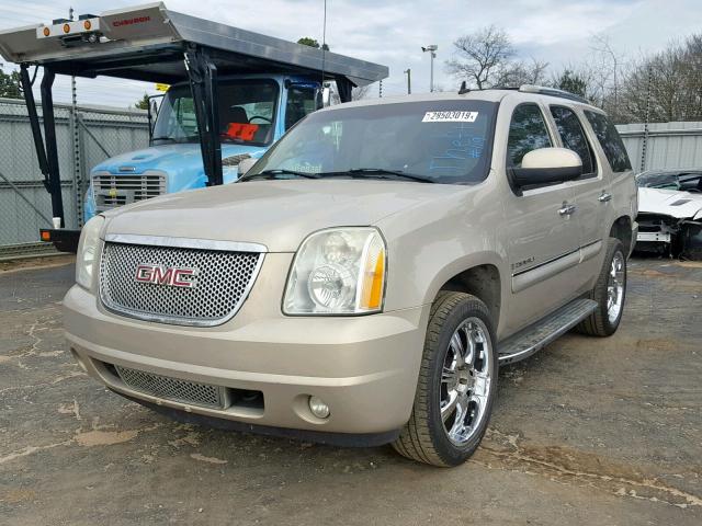 1GKFK63857J191190 - 2007 GMC YUKON DENA TAN photo 2