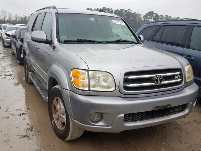 5TDZT38A01S030191 - 2001 TOYOTA SEQUOIA LI SILVER photo 1