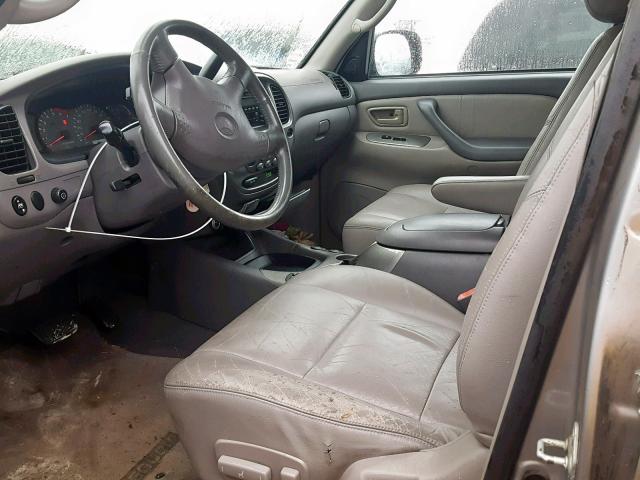 5TDZT38A01S030191 - 2001 TOYOTA SEQUOIA LI SILVER photo 5